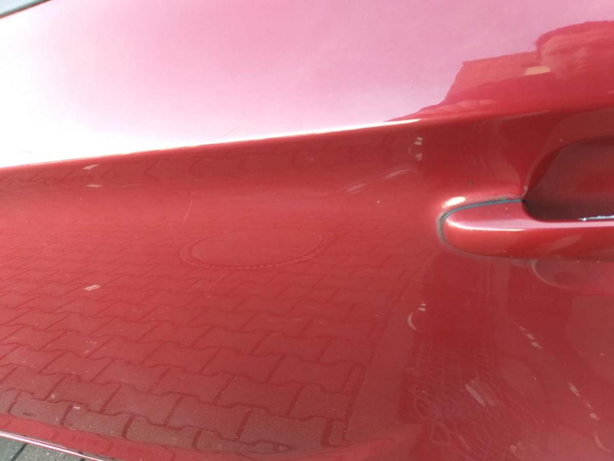 Hyundai I20 PB original Tür hinten links Berry Red 1F Rohbau Bj.2009